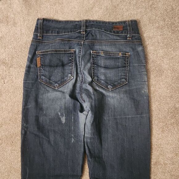 Paige Denim "Hidden Hills" Distressed Bootcut Jeans Size 26 US 2 - Picture 9 of 11